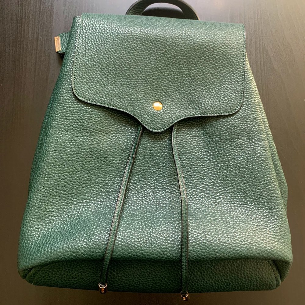 Glamorous Green Coco Backpack Bag